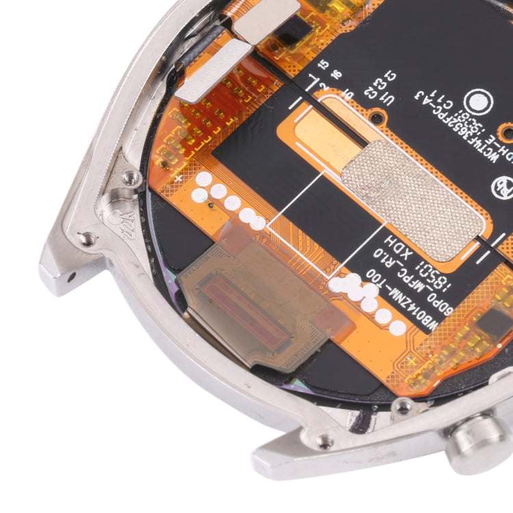 Original LCD Screen and Full Assembly with Frame for Huawei Watch GT 1 46mm FTN-B19 (Silver)