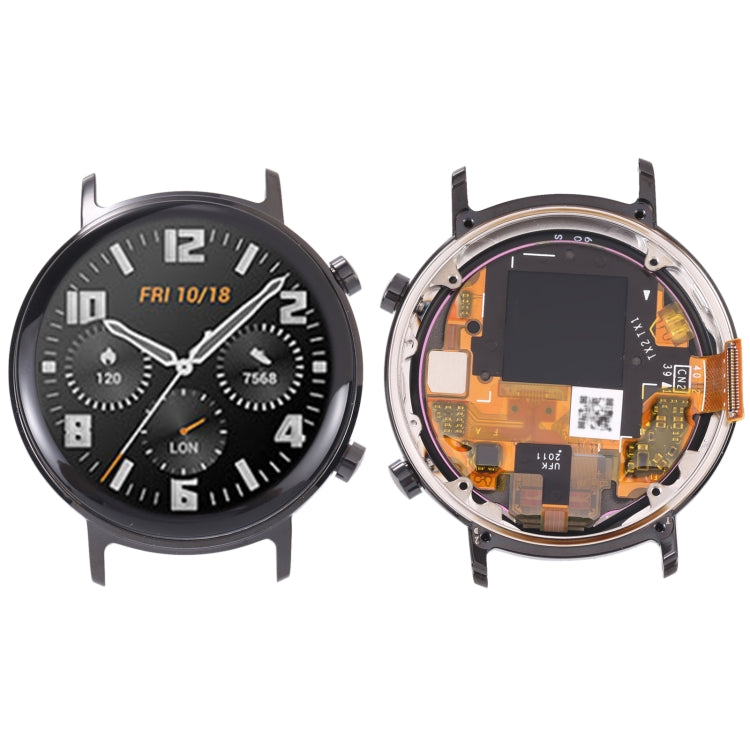 Écran LCD d'origine et assemblage complet avec cadre pour Huawei Watch GT 2 42mm (Noir)