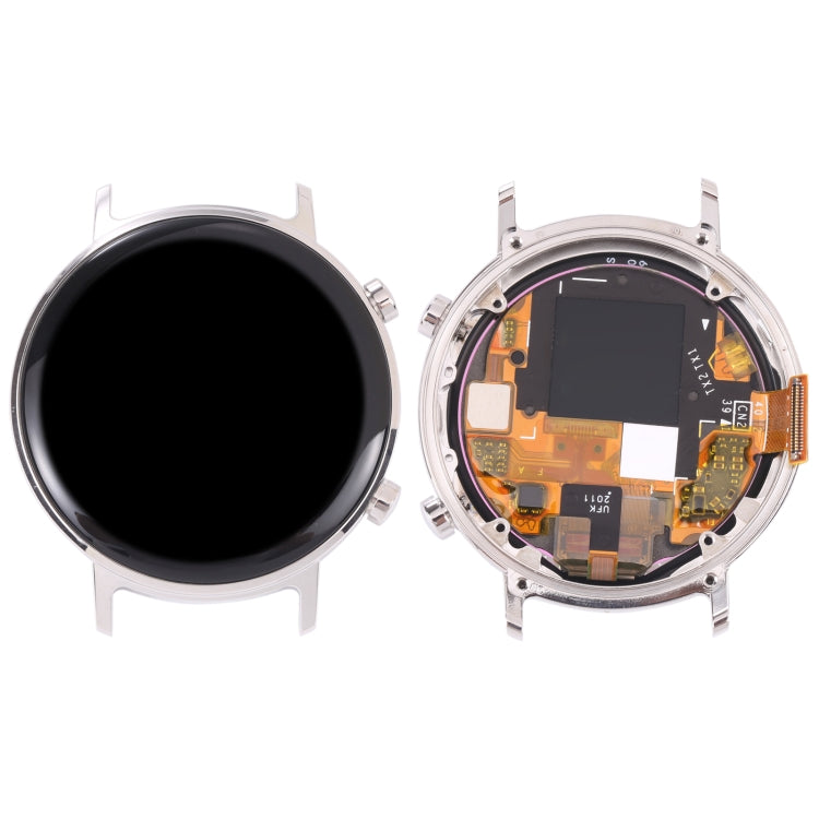 Original LCD Screen and Full Assembly with Frame for Huawei Watch GT 2 42mm (Silver)