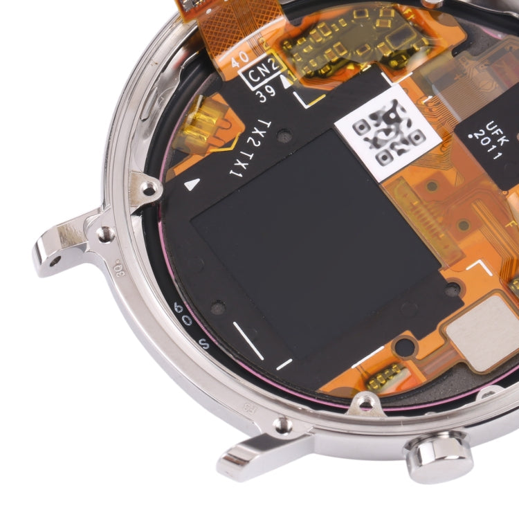 Ecran LCD d'origine et assemblage complet avec cadre pour Huawei Watch GT 2 42mm (Argent)