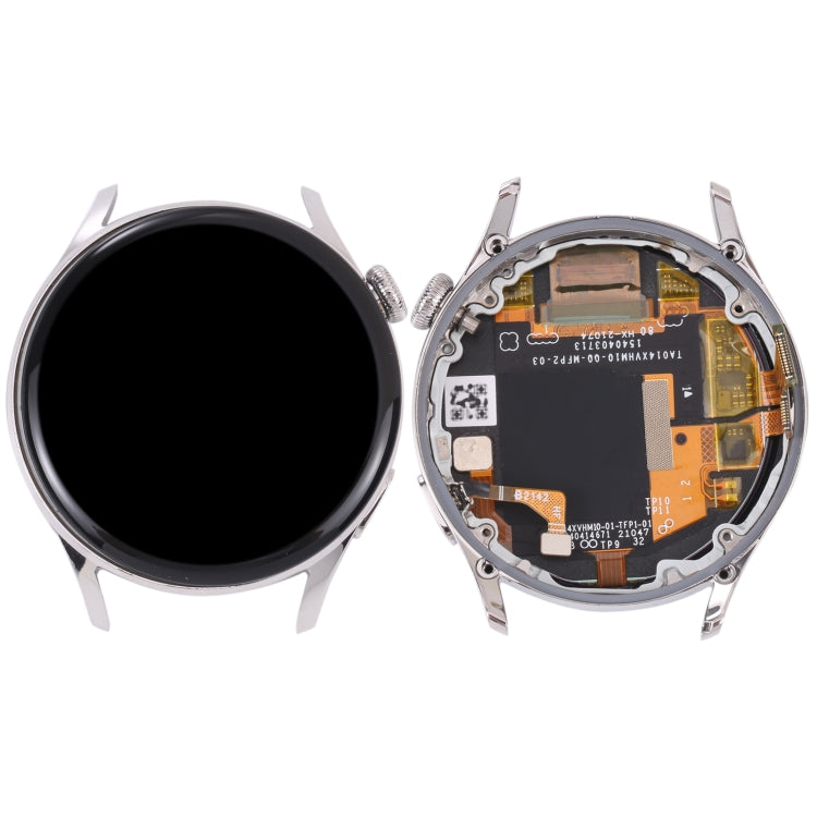 Original LCD Screen and Full Assembly with Frame for Huawei Watch 3 (Silver)