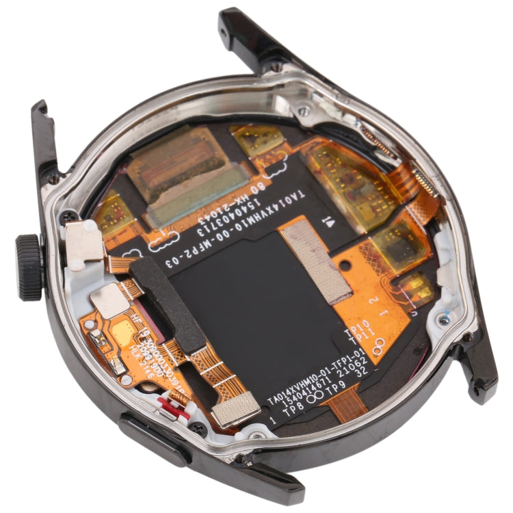 Écran LCD d'origine et assemblage complet avec cadre pour Huawei Watch GT 3 46mm MIL-B19 (Noir)