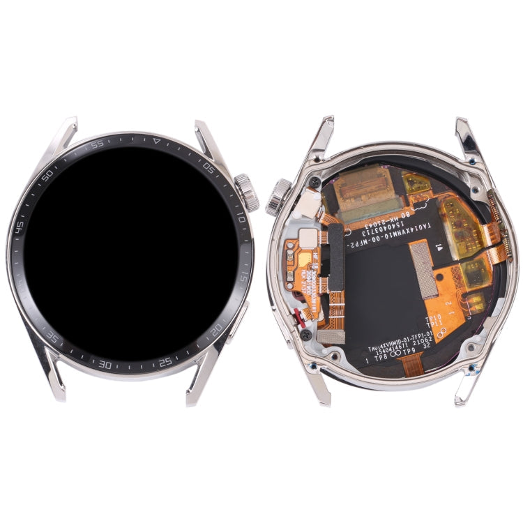 Pantalla LCD Original y Montaje Completo con Marco Para Huawei Watch GT 3 46 mm MIL-B19 (Plata)