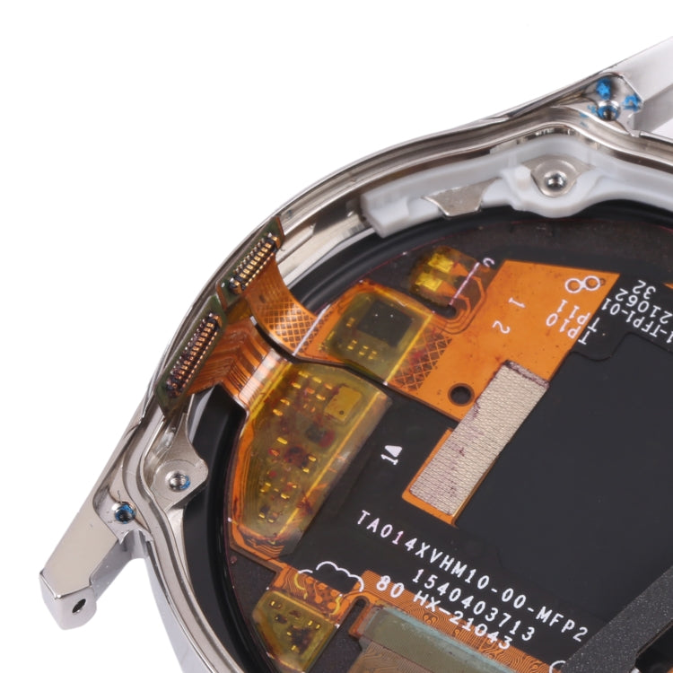 Écran LCD d'origine et assemblage complet avec cadre pour Huawei Watch GT 3 46mm MIL-B19 (Argent)