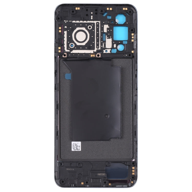 Coque arrière de batterie d'origine + cadre central pour Oppo Realme Q3 Pro 5G / Realme Q3 Pro Carnival (noir)
