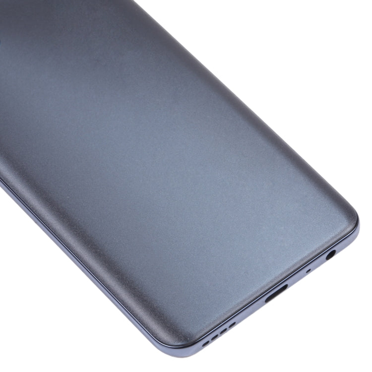 Coque arrière de batterie d'origine + cadre central pour Oppo Realme Q3 Pro 5G / Realme Q3 Pro Carnival (noir)