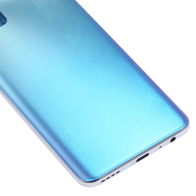 Original Battery Back Cover + Middle Frame for Oppo Realme Q3 Pro 5G / Realme Q3 Pro Carnival (Blue)