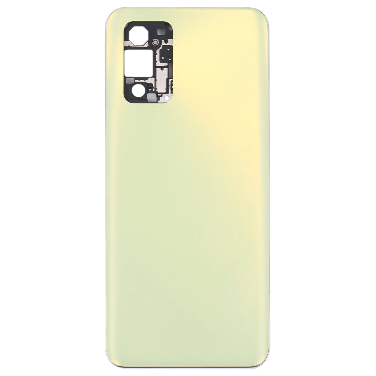 Original Battery Back Cover + Middle Frame for Oppo Realme Q3 Pro 5G / Realme Q3 Pro Carnival (Yellow)