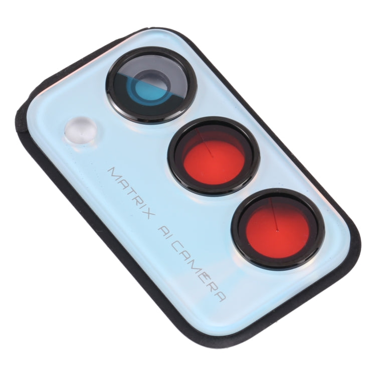 Cadre d'objectif de caméra arrière pour Oppo Realme Q3 Pro 5G / Realme Q3 Pro Carnival (Bleu)