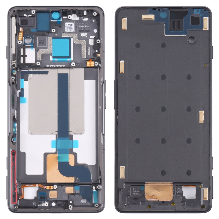 Placa de Bisel de Marco LCD de Carcasa Delantera Para juegos Xiaomi Redmi K50 (Negro)