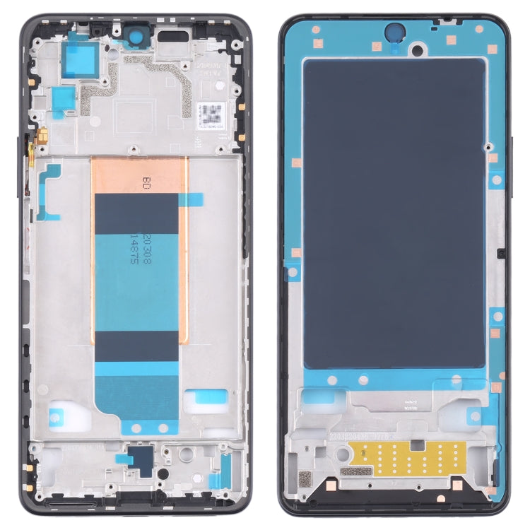 Plaque de cadre LCD du boîtier avant pour Xiaomi Redmi K40S (noir)
