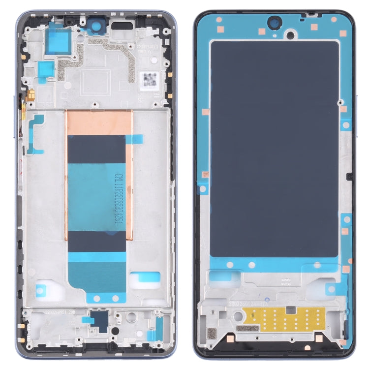Plaque de lunette LCD du cadre du boîtier avant pour Xiaomi Redmi K40S (Bleu)