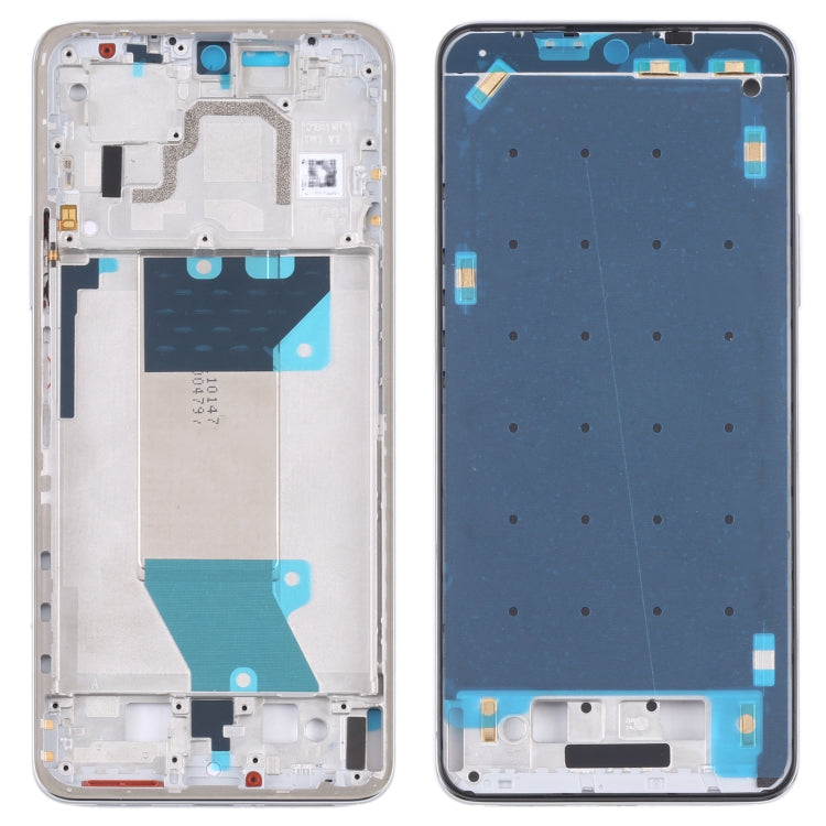 Front Housing Frame LCD Bezel Plate for Xiaomi Redmi K50 (Silver)