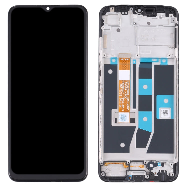 LCD Screen and Digitizer Full Assembly with Frame For Oppo A16 / A16S