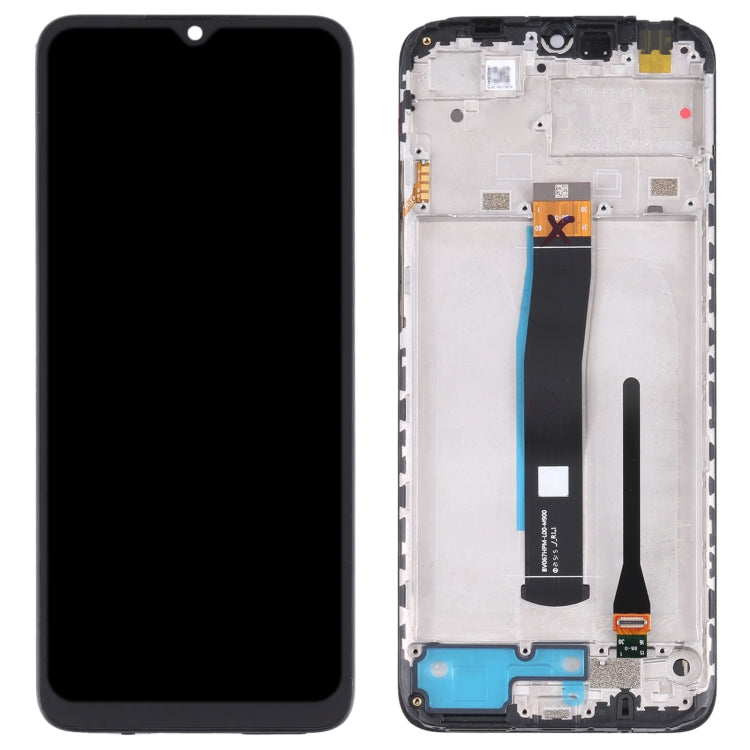 Écran LCD d'origine et numériseur complet avec cadre pour Xiaomi Redmi 10C / Redmi 10 India