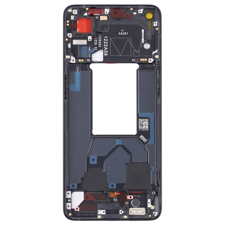 Placa de Bisel de Marco LCD de Carcasa Delantera Original Para Oppo Reno 7 5G China PFJM10 (Negro)