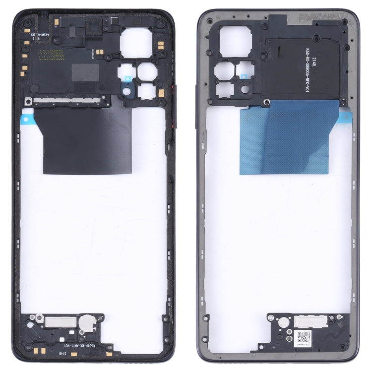 Plaque de cadre intermédiaire pour Xiaomi Poco X4 Pro 5G / Redmi Note 11E Pro (Noir)