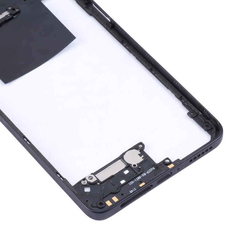 Placa de Bisel de Marco Medio Para Xiaomi Poco X4 Pro 5G / Redmi Note 11E Pro (Negro)