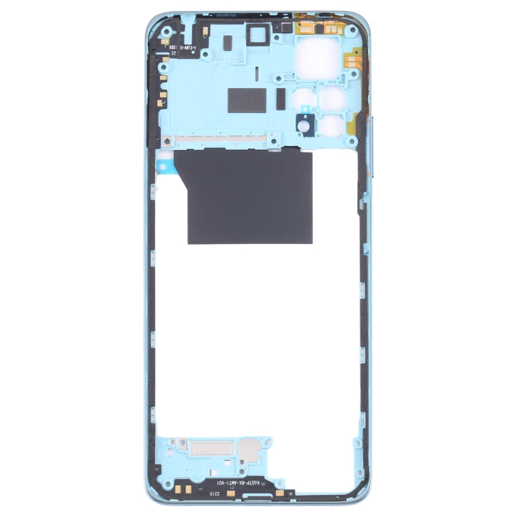 Placa de Bisel de Marco Medio Para Xiaomi Poco X4 Pro 5G / Redmi Note 11E Pro (Azul)