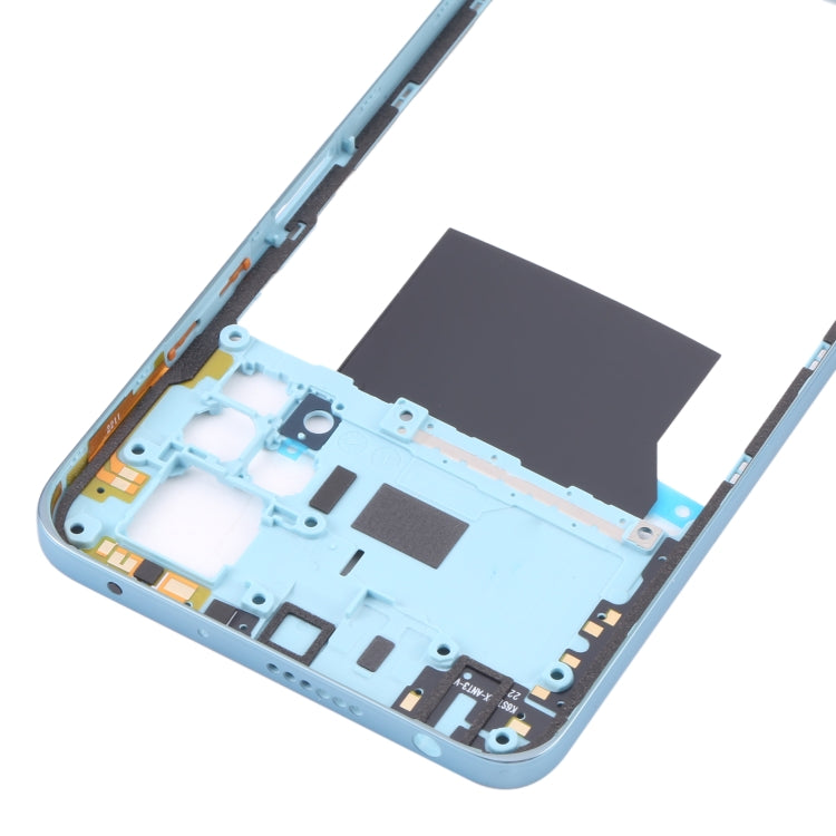 Placa de Bisel de Marco Medio Para Xiaomi Poco X4 Pro 5G / Redmi Note 11E Pro (Azul)