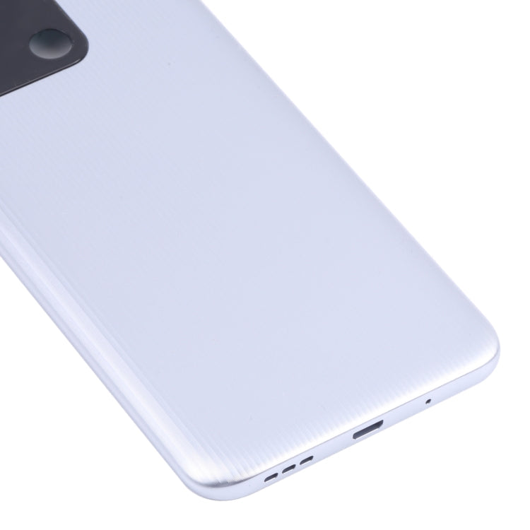 Tapa Trasera de Batería Original Para Xiaomi Redmi 10A 220233L2C (Plata)