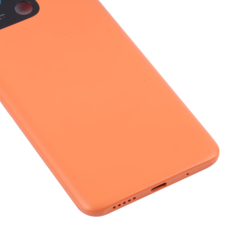 Tapa Trasera de Batería Original Para Xiaomi Redmi 10C / Redmi 10 India / Redmi 10 Power (Naranja)