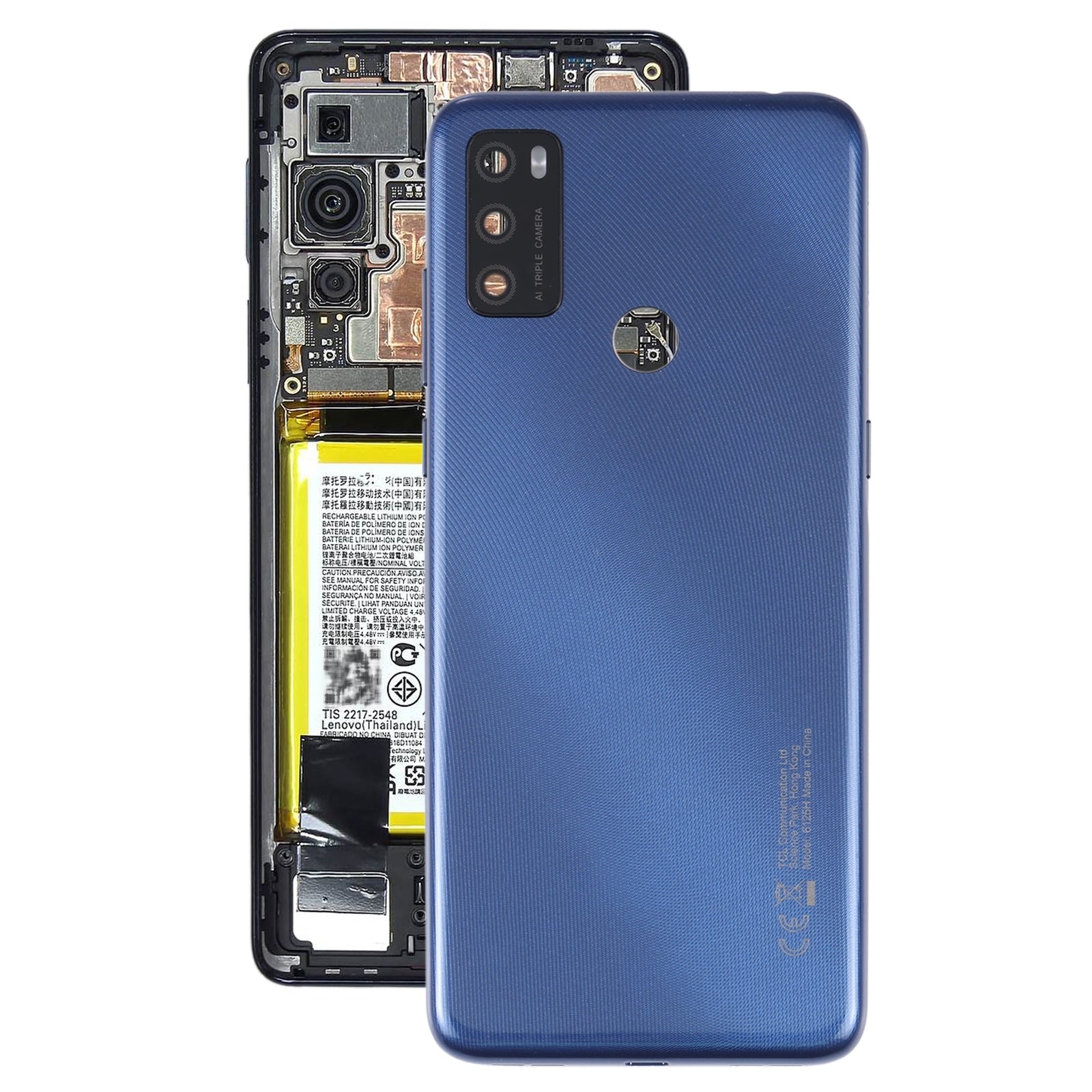 Battery Cover Back Cover TCL 20E Blue