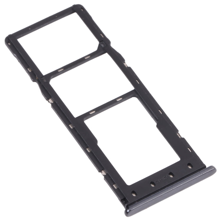 SIM Card Tray + SIM Card Tray + Micro SD Card Tray For Infinix Hot 10 Lite X657B (Black)