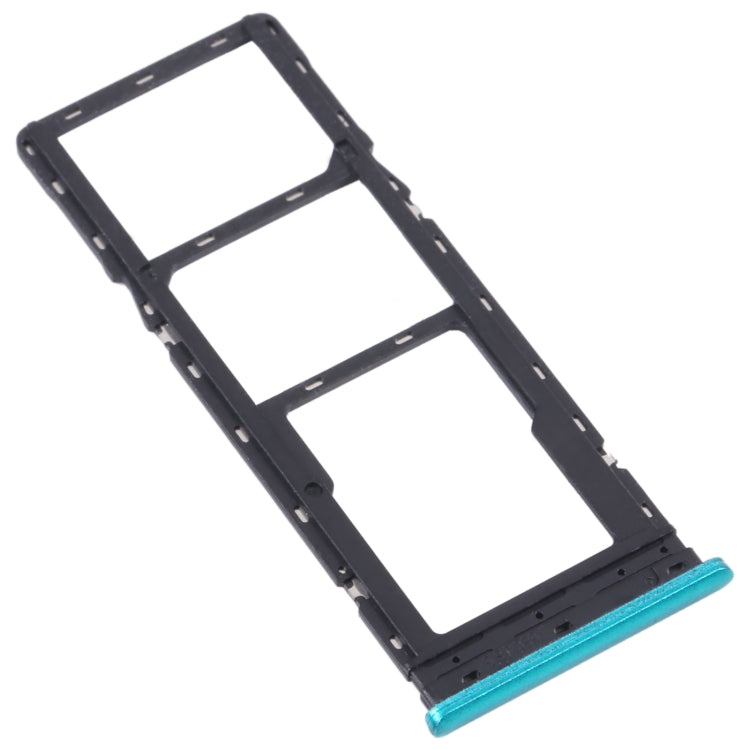 SIM Card Tray + Sim Card Bandeil + Micro SD Card Tray for Tecno Spark 5 Air / Spark 5 Pro / Spark 5 (Green)