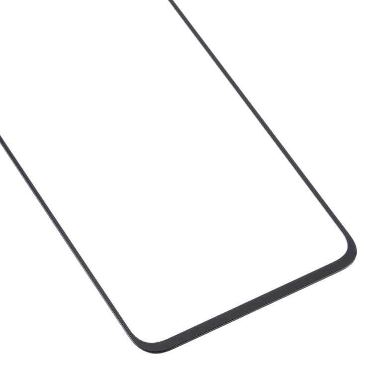 Lentille en verre extérieure de l'écran avant pour OnePlus Nord (noir)