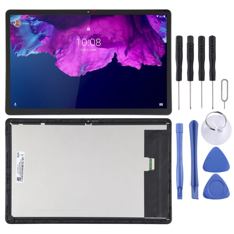 Pantalla LCD y Montaje Completo del Digitalizador Para Lenovo Tab P11 / P11 Plus TB-J606 TB-J606F (Negro)