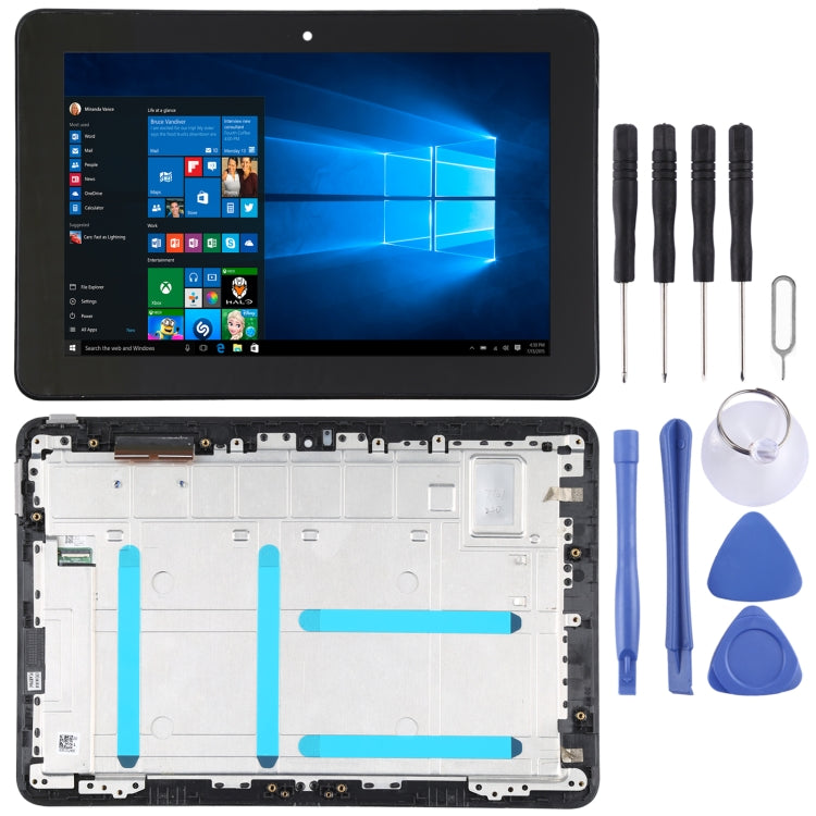 LCD Screen and Digitizer Full Assembly with Frame for Asus Transformer Book T101HA (Black)