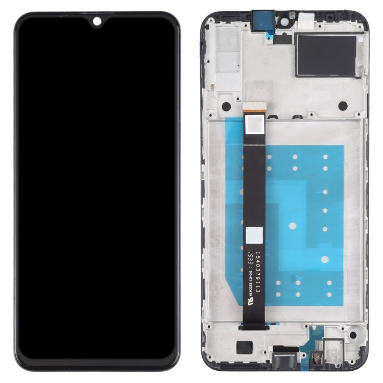 LCD Screen and Digitizer Full Assembly with Frame for Lenovo K10 Note / Z6 Youth L38111 (Black)