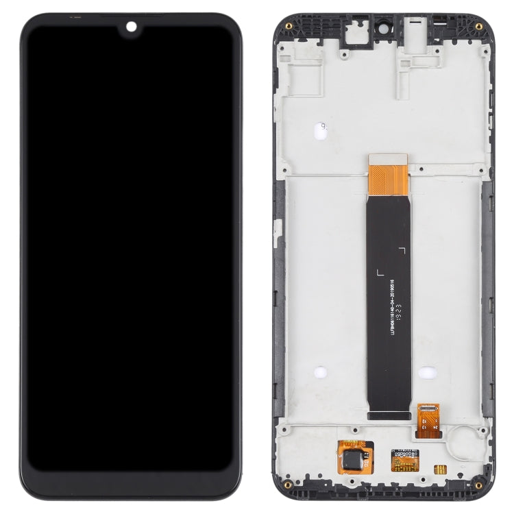 LCD Screen and Digitizer Full Assembly with Frame for Lenovo K10 2019 XT2025-3 (Black)