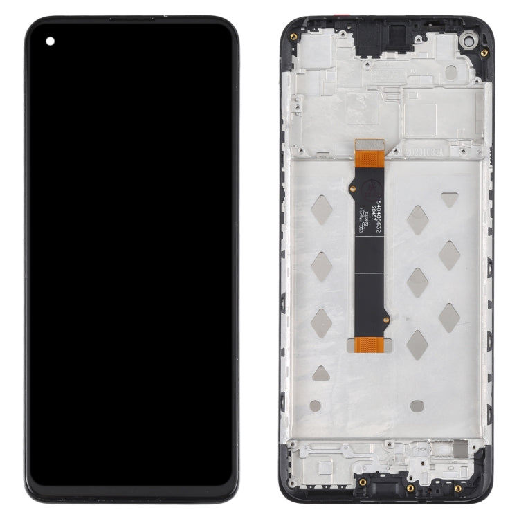 LCD Screen and Digitizer Full Assembly with Frame for Lenovo K12 Pro 2020 XT2091-8 (Black)