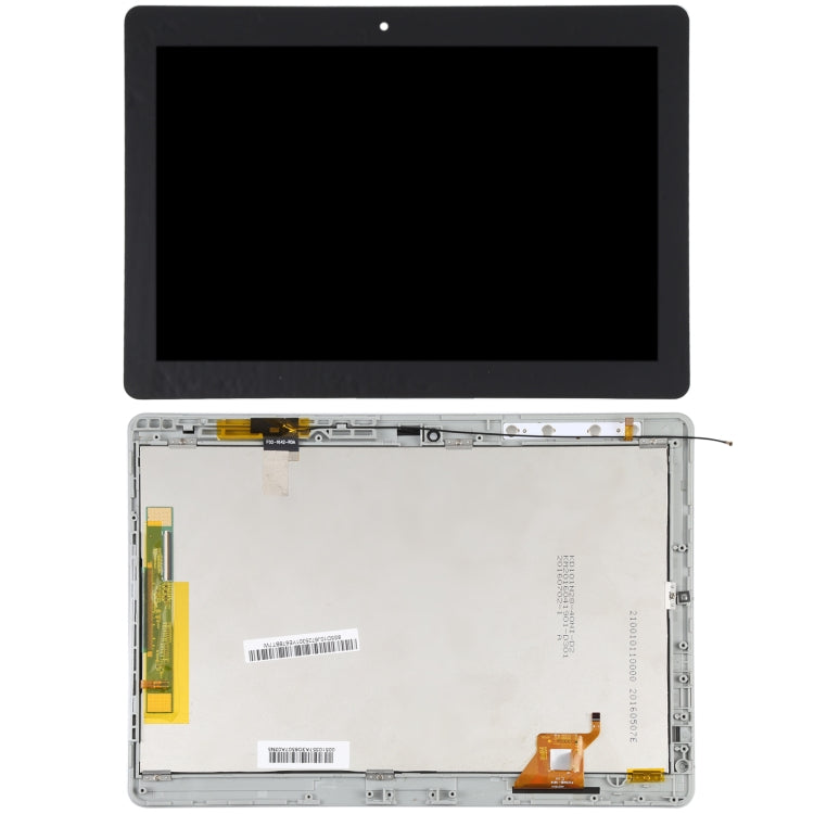 LCD Screen and Digitizer Full Assembly with Frame for Lenovo IdeaPad Miix 300-10IBY (Black)