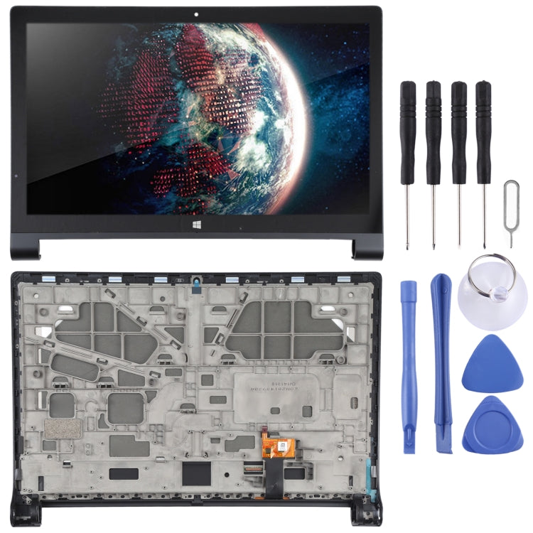 Pantalla LCD y Montaje Completo del Digitalizador con Marco Para Lenovo Yoga Tablet 2 Pro 1371F (Negro)