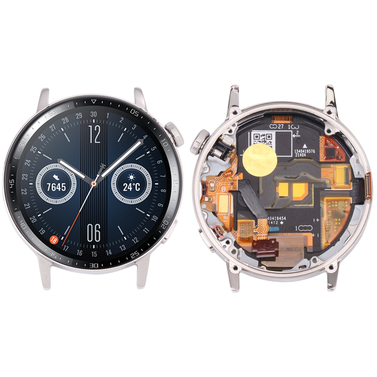Ecran Complet + Tactile + Châssis Huawei Watch GT 3 42mm MIL-B19 Argent