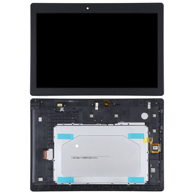 LCD Screen and Digitizer Full Assembly with Frame for Lenovo Tab 2 A10-30 YT3-X30 (Black)