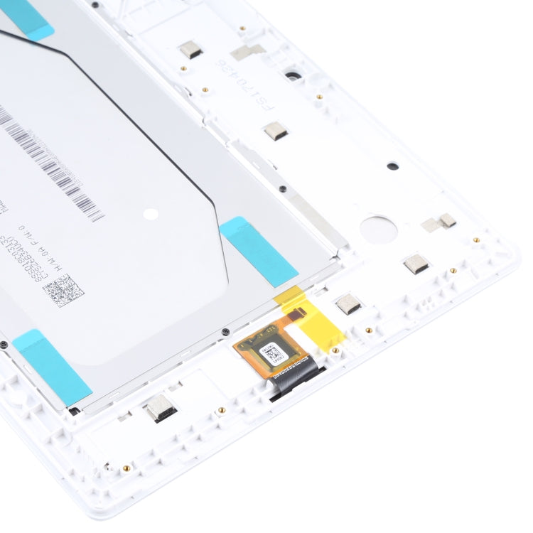 Pantalla LCD y Montaje Completo del Digitalizador con Marco Para Lenovo Tab 2 A10-30 YT3-X30 (Blanco)