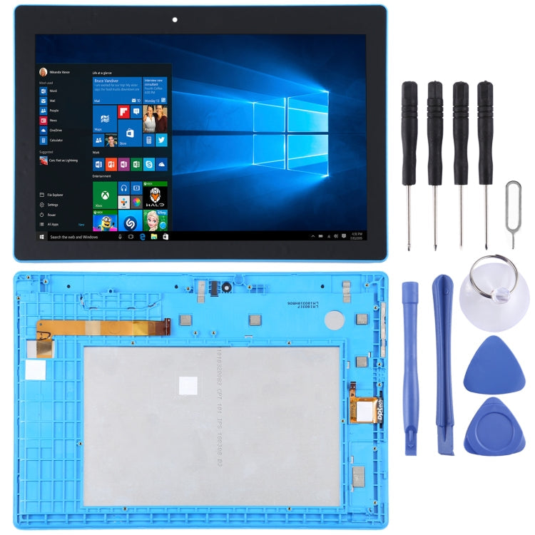 LCD Screen and Digitizer Full Assembly with Frame for Asus Transformer Mini T103HA (Blue)