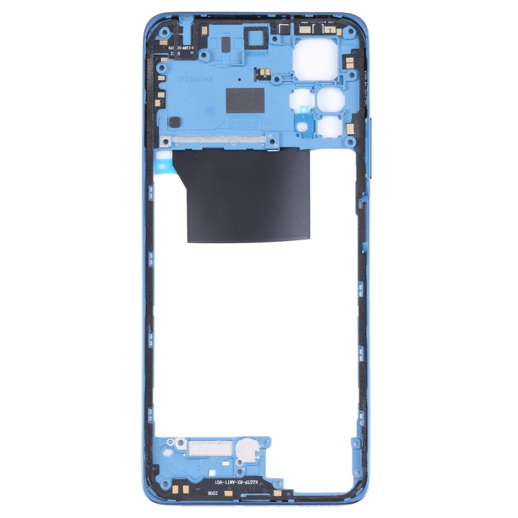 Original Middle Frame Bezel Plate For Xiaomi Redmi Note 11 Pro 4G 2201116TG 2201116TI (Dark Blue)