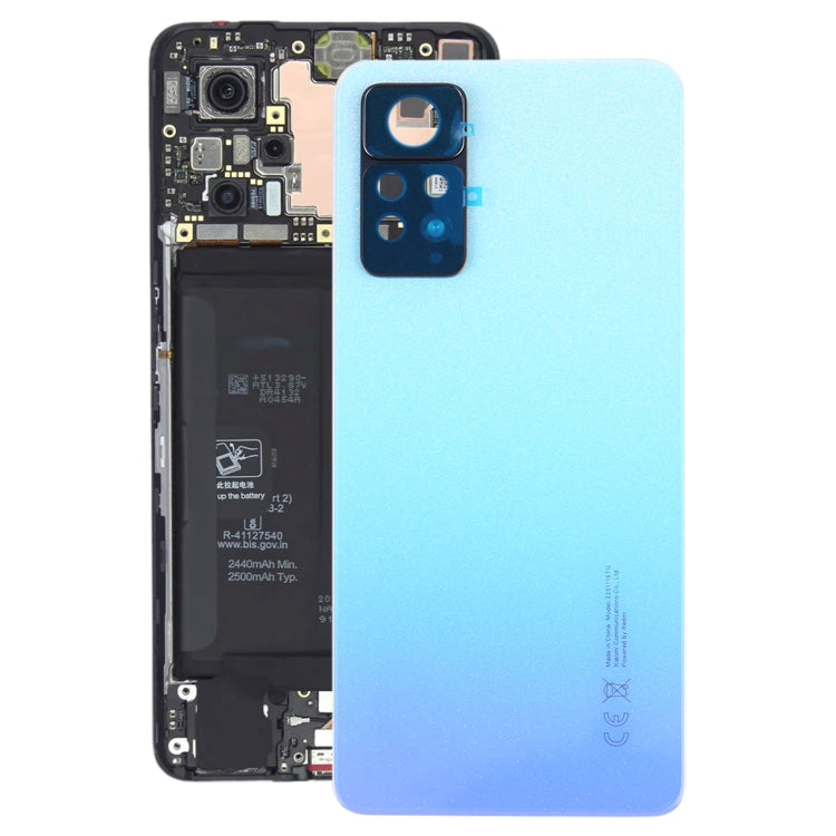 Coque arrière de batterie d'origine pour Xiaomi Redmi Note 11 Pro 4G 2201116TG 2201116TI (Bleu)