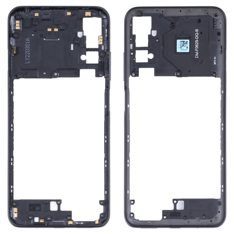 Original Middle Frame Bezel Plate For Xiaomi Poco M3 Pro 5G M2103K19PG M2103K19PI (Black)
