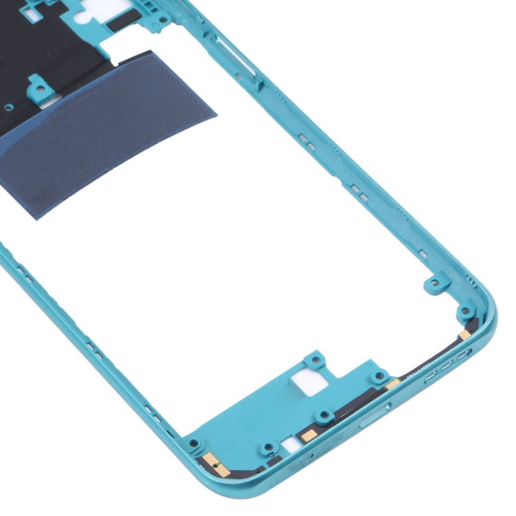 Plaque de lunette de cadre moyen d'origine pour Xiaomi Poco M3 Pro 5G M2103K19PG M2103K19PI (vert)