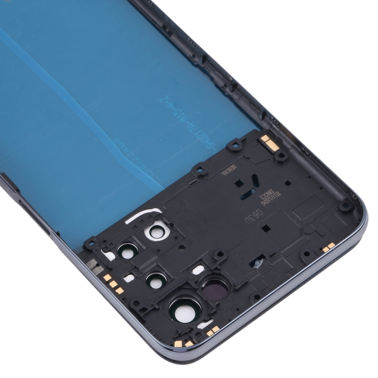 Couvercle arrière de batterie avec cadre central pour Oppo A74 5G / 54 5G / A93 5G (Noir)