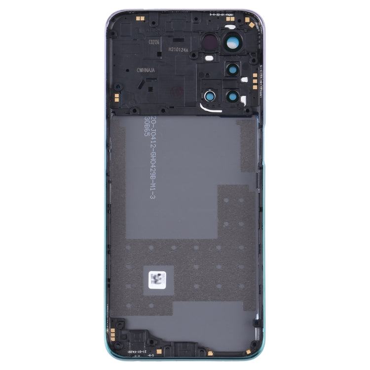 Couvercle arrière de batterie avec cadre central pour Oppo A74 5G / 54 5G / A93 5G (Bleu)