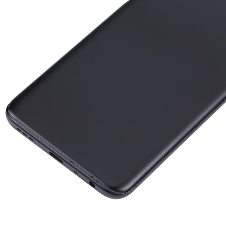 Coque arrière de batterie avec cadre central pour Oppo A56 5G (noir)
