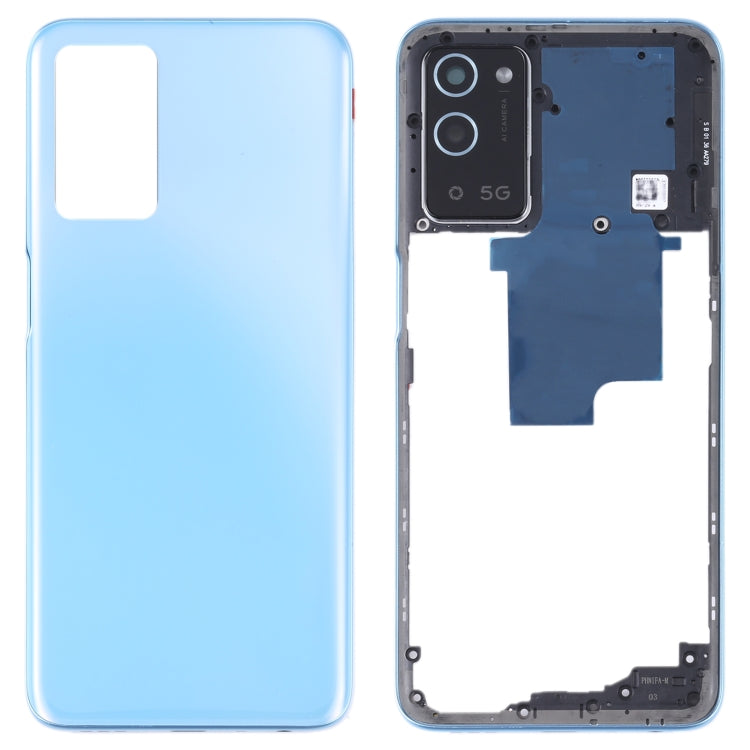 Battery Back Cover with Middle Frame for Oppo A56 5G (Blue)