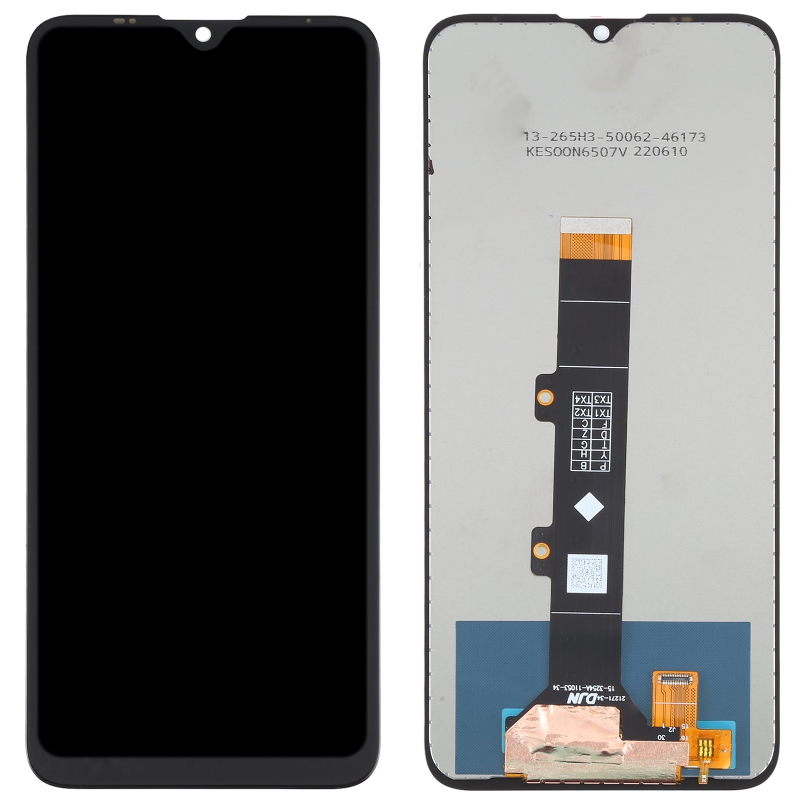 Ecran Complet + Numériseur Tactile Lenovo K14 Plus 2021 Noir